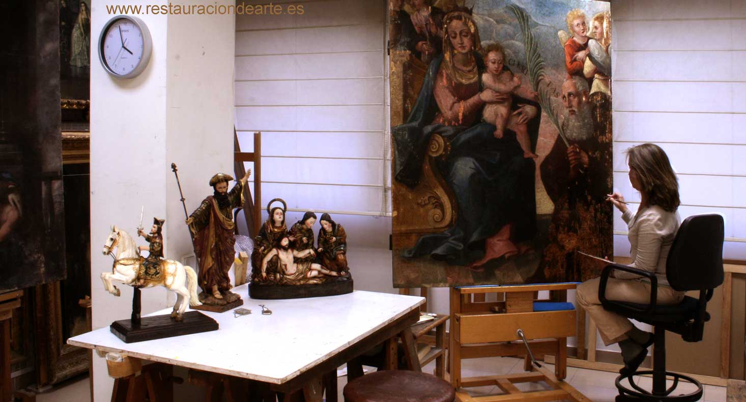Restauradora de arte en Madrid